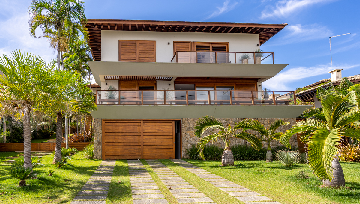 Casa de luxo frente à praia em Interlagos Bahia-12