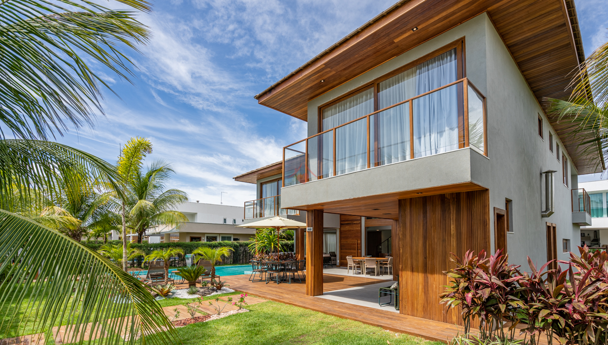 Casa moderna 100 m da praia a venda Guarajuba-5