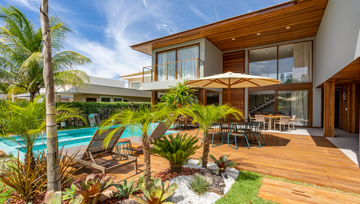 Casa moderna 100 m da praia a venda Guarajuba-8